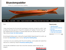 Tablet Screenshot of bluestempaddler.com